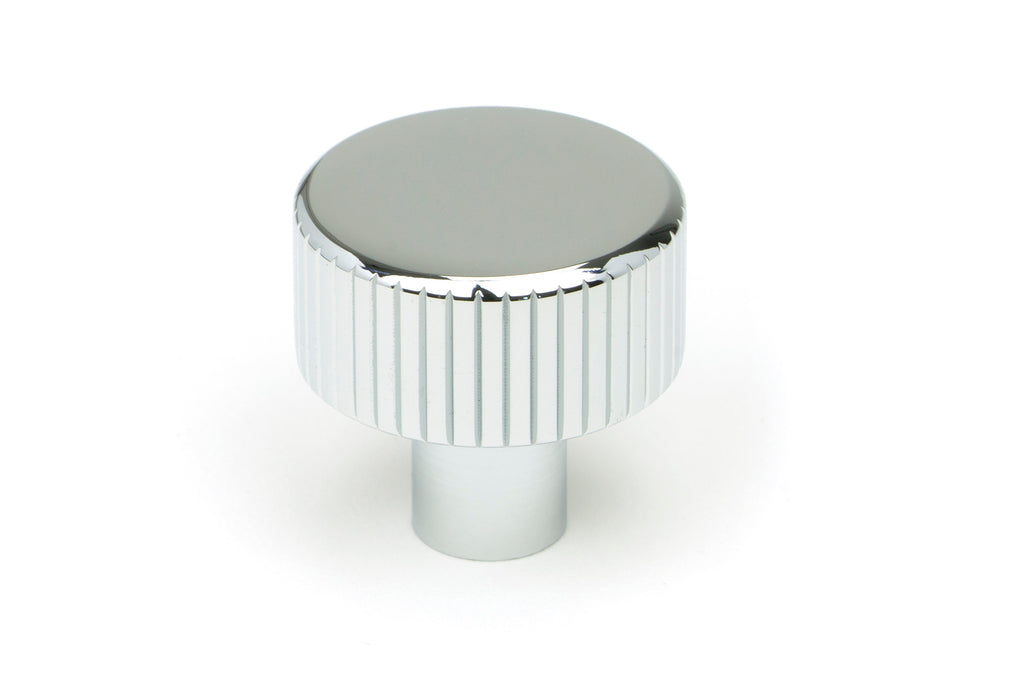 White background image of From The Anvil's Polished Chrome 25mm Judd Cabinet Knob | From The Anvil