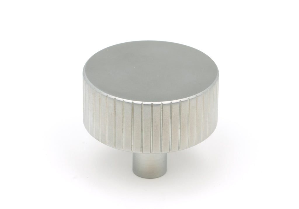 White background image of From The Anvil's Satin Chrome 38mm Judd Cabinet Knob | From The Anvil
