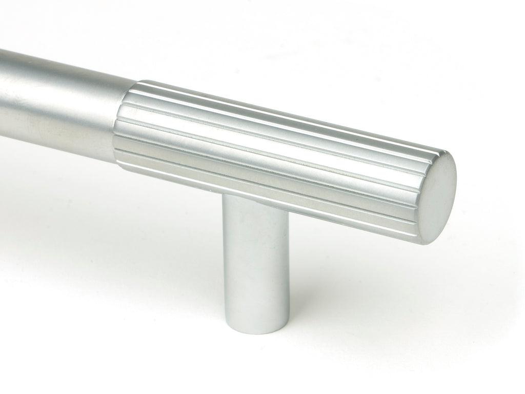 White background image of From The Anvil's Satin Chrome Judd Pull Handle | From The Anvil