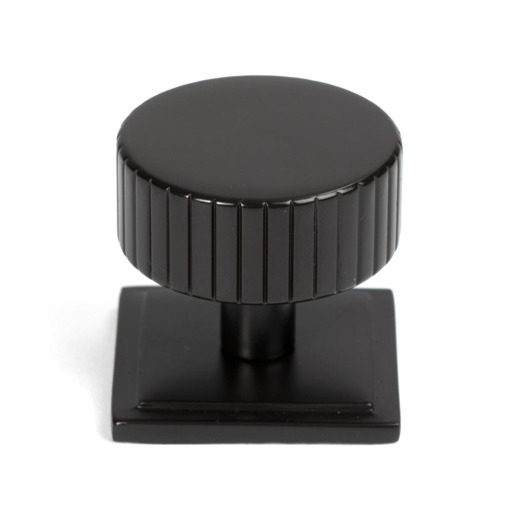White background image of From The Anvil's Aged Bronze 38mm Judd Cabinet Knob | From The Anvil