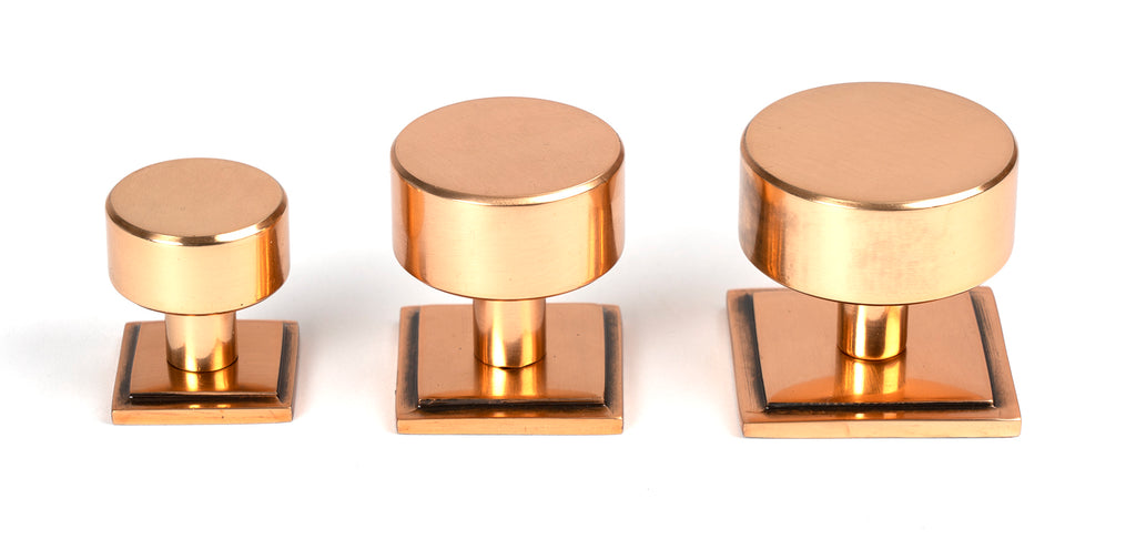 White background image of From The Anvil's Polished Bronze 32mm Kelso Cabinet Knob | From The Anvil