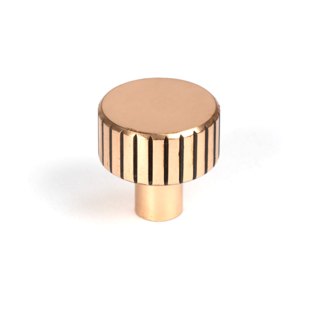 White background image of From The Anvil's Polished Bronze 25mm Judd Cabinet Knob | From The Anvil