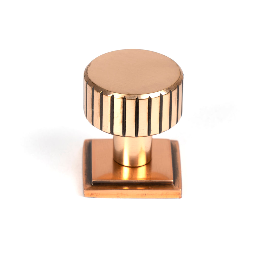 White background image of From The Anvil's Polished Bronze 25mm Judd Cabinet Knob | From The Anvil