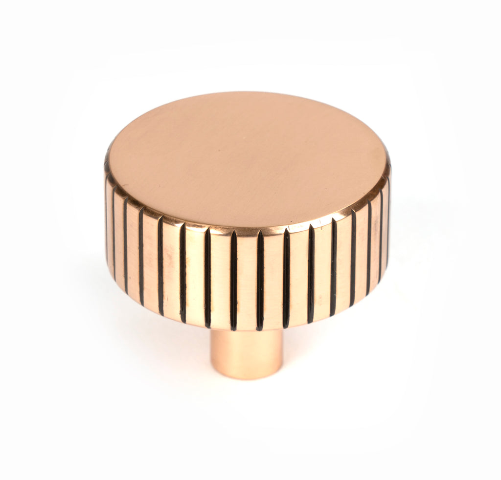 White background image of From The Anvil's Polished Bronze 38mm Judd Cabinet Knob | From The Anvil