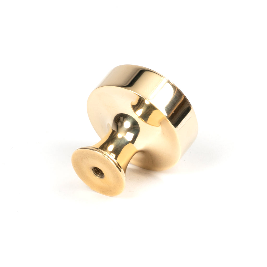 White background image of From The Anvil's Polished Brass Scully Cabinet Knob | From The Anvil
