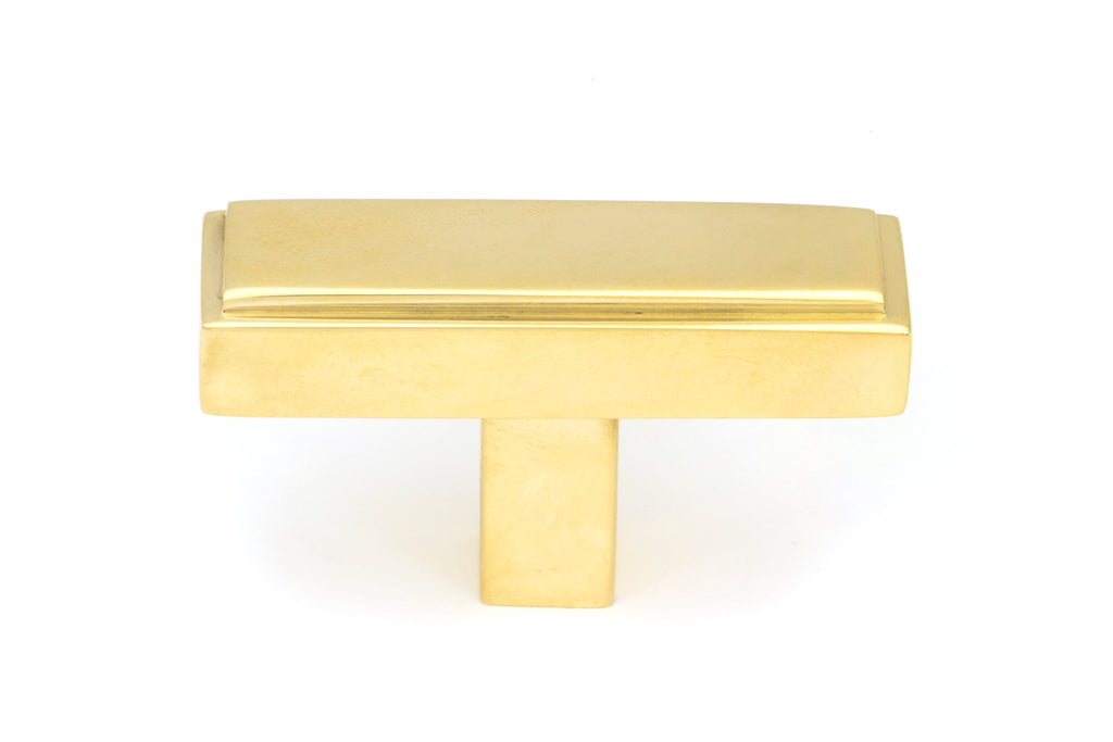 White background image of From The Anvil's Polished Brass Scully T-Bar | From The Anvil
