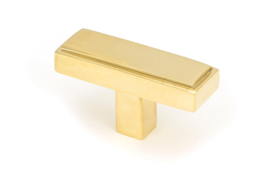 White background image of From The Anvil's Polished Brass Scully T-Bar | From The Anvil