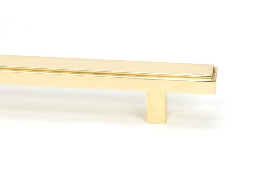 White background image of From The Anvil's Polished Brass Scully Pull Handle | From The Anvil