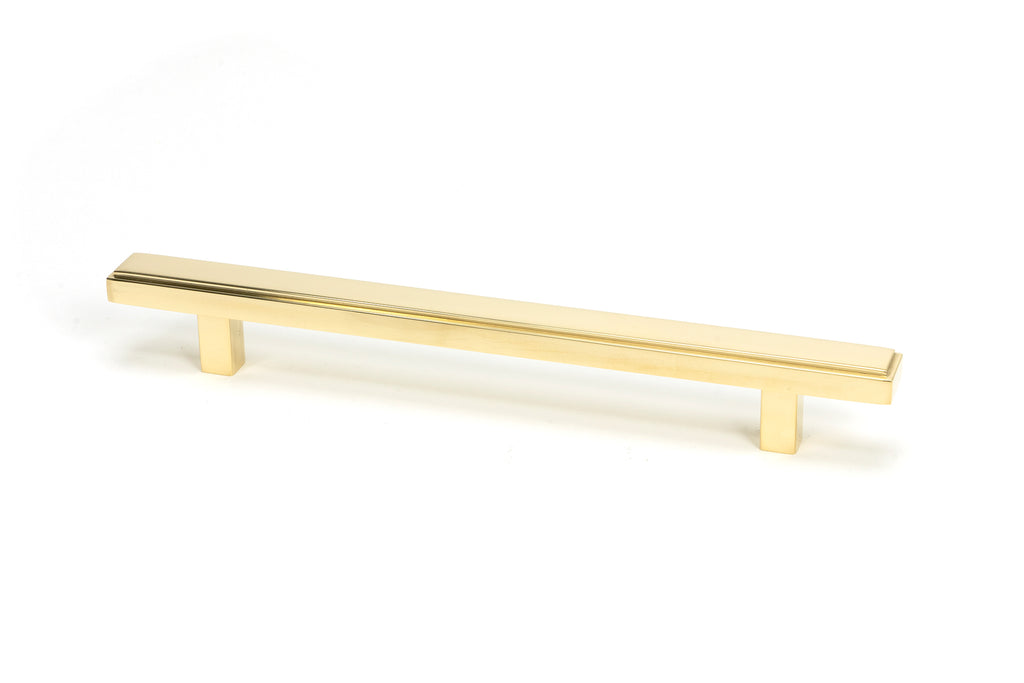 White background image of From The Anvil's Polished Brass Scully Pull Handle | From The Anvil