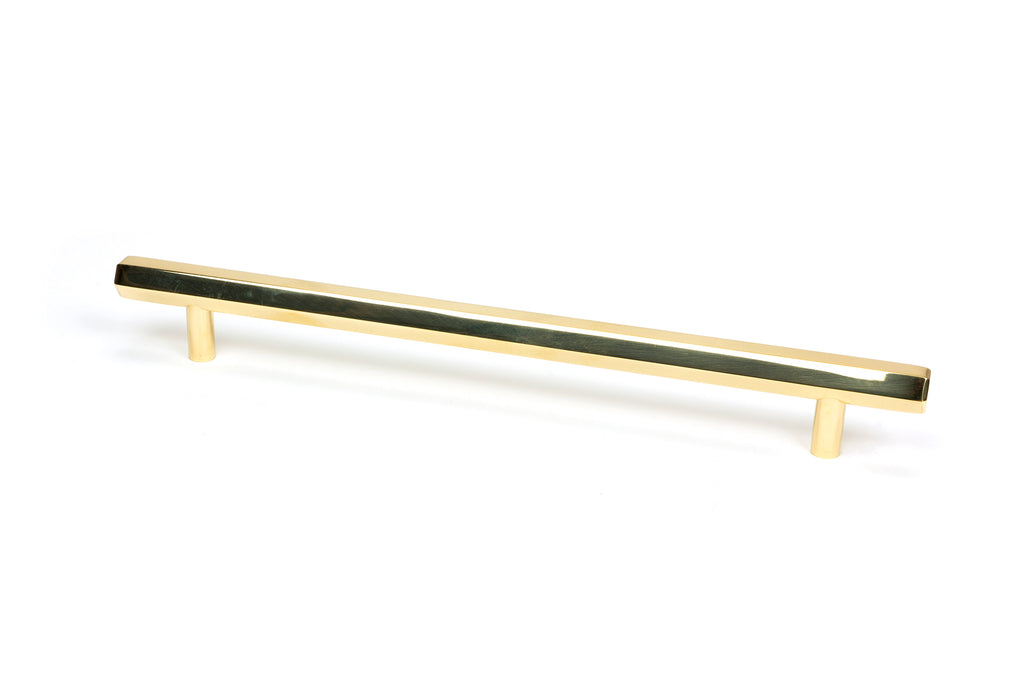 White background image of From The Anvil's Polished Brass Kahlo Pull Handle | From The Anvil