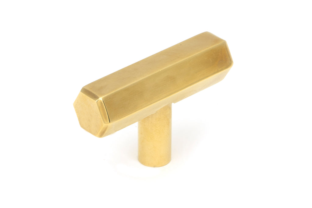 White background image of From The Anvil's Aged Brass Kahlo T-Bar | From The Anvil