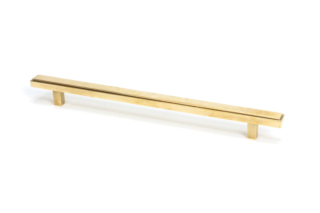 White background image of From The Anvil's Aged Brass Scully Pull Handle | From The Anvil