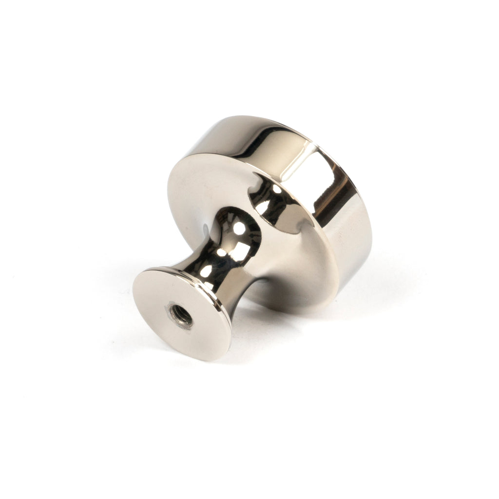 White background image of From The Anvil's Polished Nickel Scully Cabinet Knob | From The Anvil