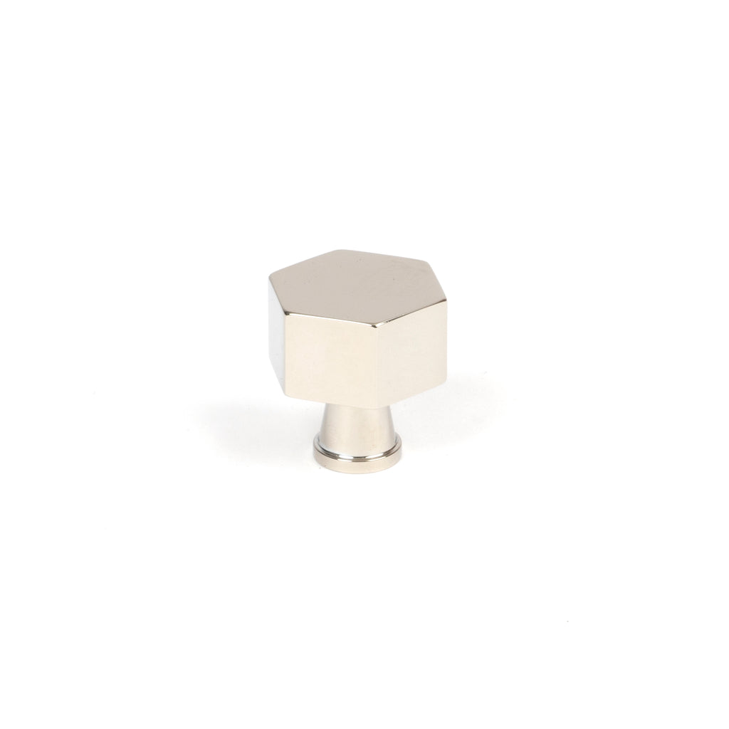 White background image of From The Anvil's Polished Nickel Kahlo Cabinet Knob | From The Anvil