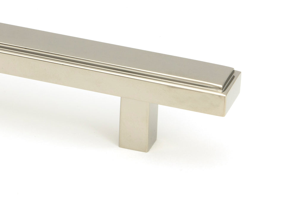 White background image of From The Anvil's Polished Nickel Scully Pull Handle | From The Anvil