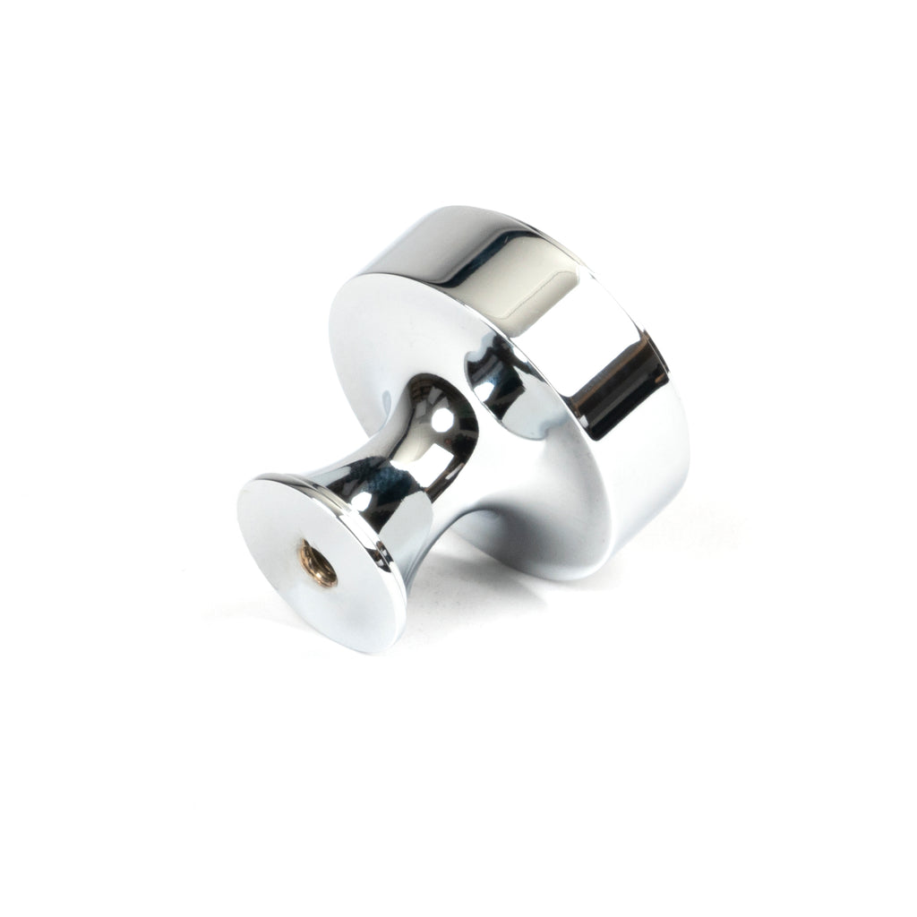 White background image of From The Anvil's Polished Chrome Scully Cabinet Knob | From The Anvil