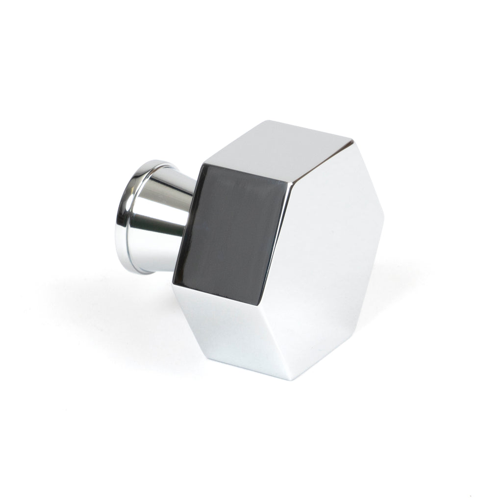 White background image of From The Anvil's Polished Chrome Kahlo Cabinet Knob | From The Anvil
