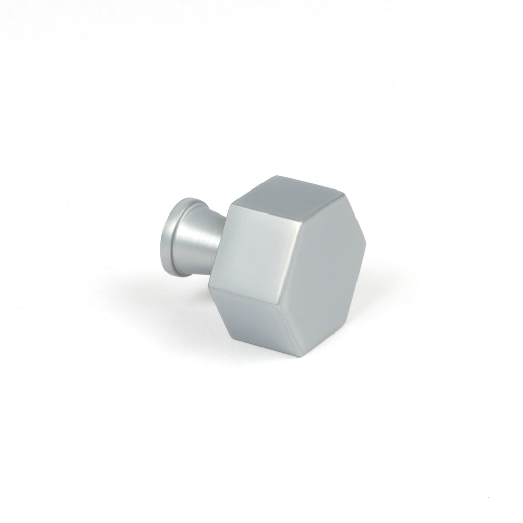 White background image of From The Anvil's Satin Chrome Kahlo Cabinet Knob | From The Anvil