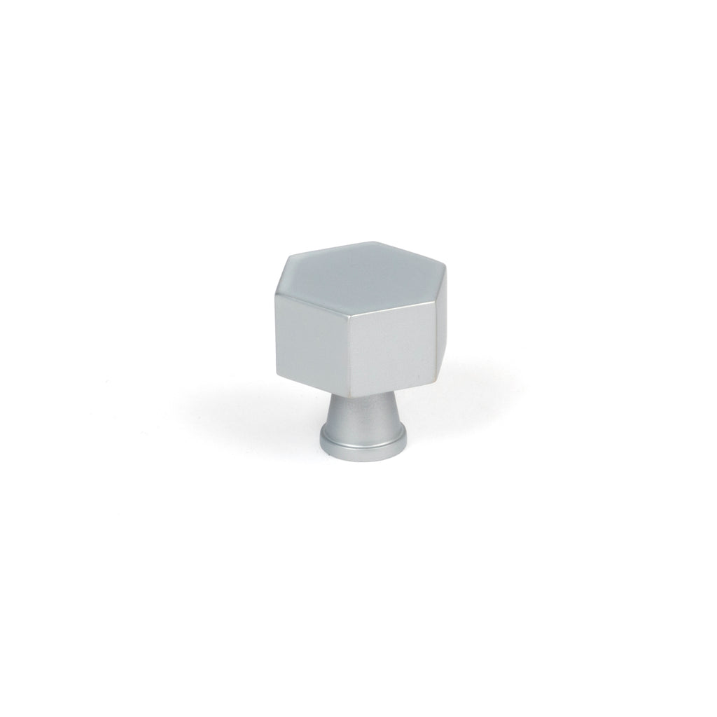 White background image of From The Anvil's Satin Chrome Kahlo Cabinet Knob | From The Anvil