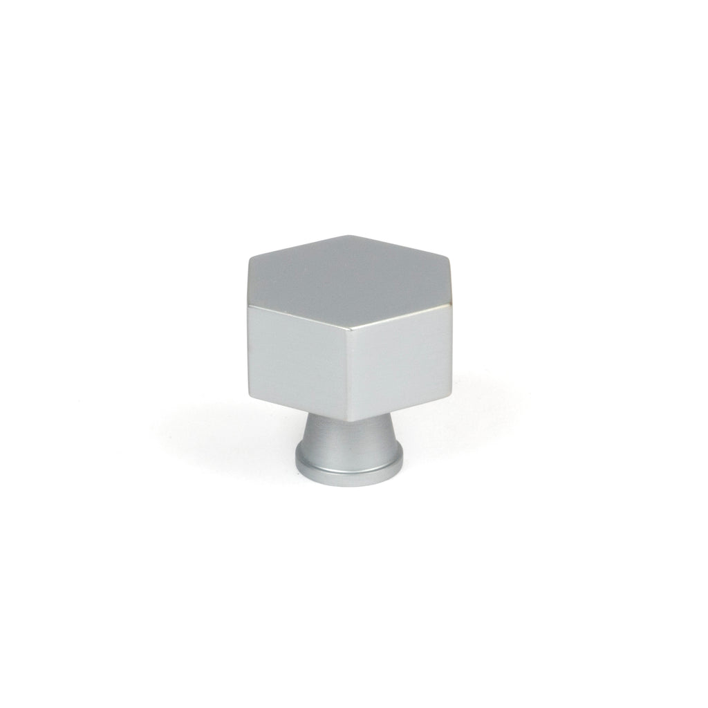 White background image of From The Anvil's Satin Chrome Kahlo Cabinet Knob | From The Anvil