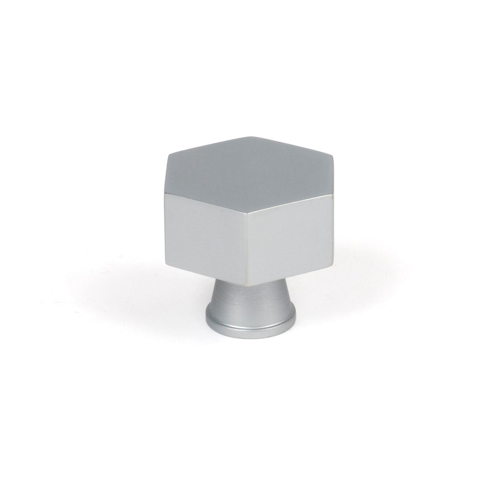 White background image of From The Anvil's Satin Chrome Kahlo Cabinet Knob | From The Anvil