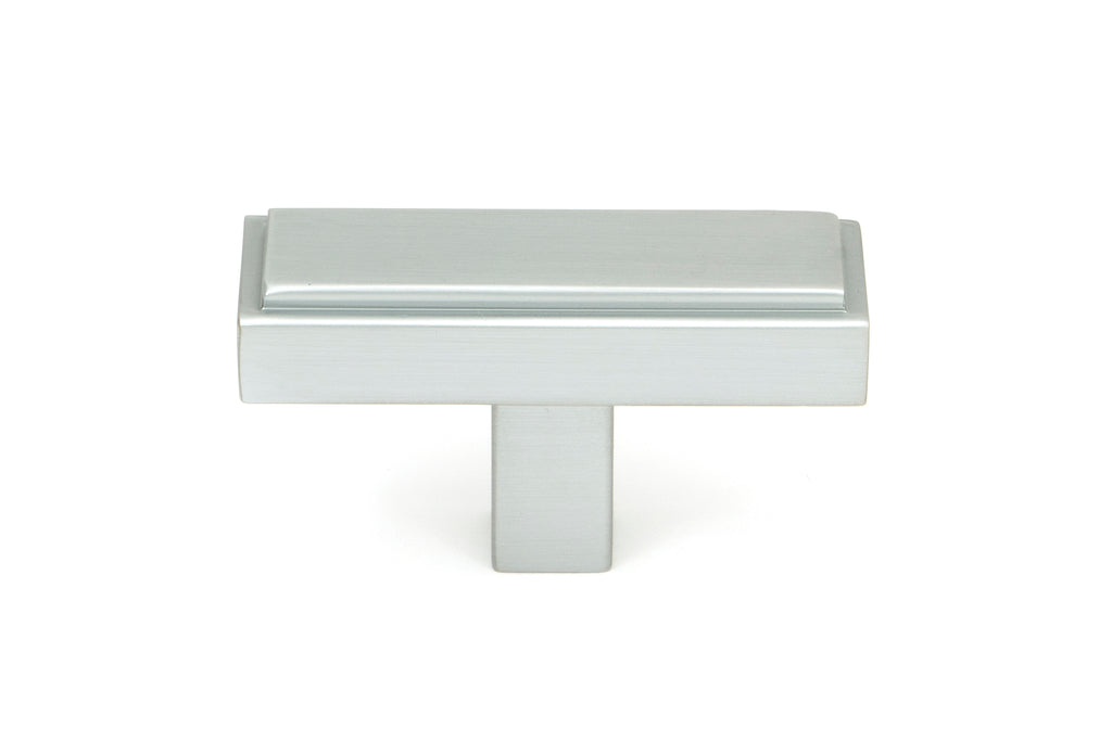 White background image of From The Anvil's Satin Chrome Scully T-Bar | From The Anvil