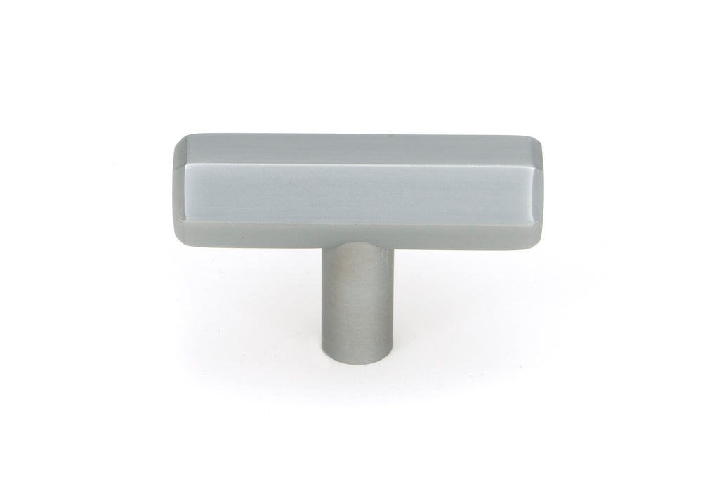 White background image of From The Anvil's Satin Chrome Kahlo T-Bar | From The Anvil