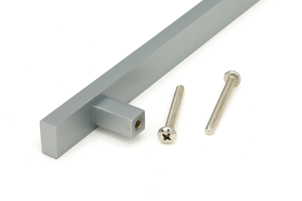 White background image of From The Anvil's Satin Chrome Scully Pull Handle | From The Anvil