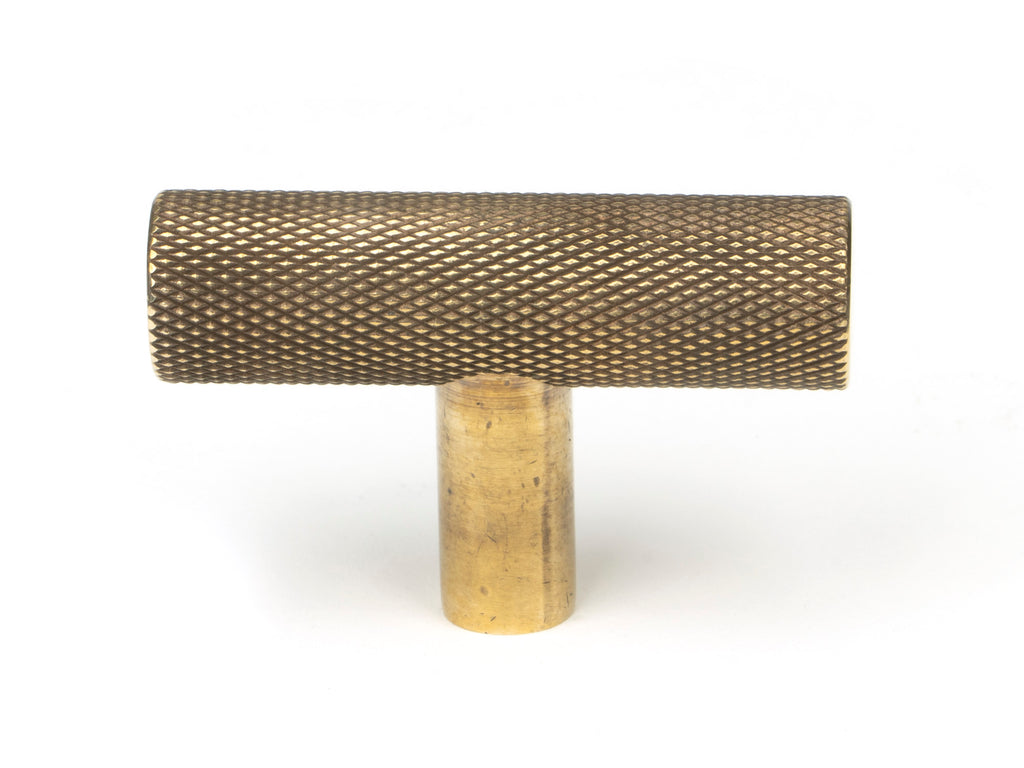 White background image of From The Anvil's Aged Brass Brompton T-Bar | From The Anvil