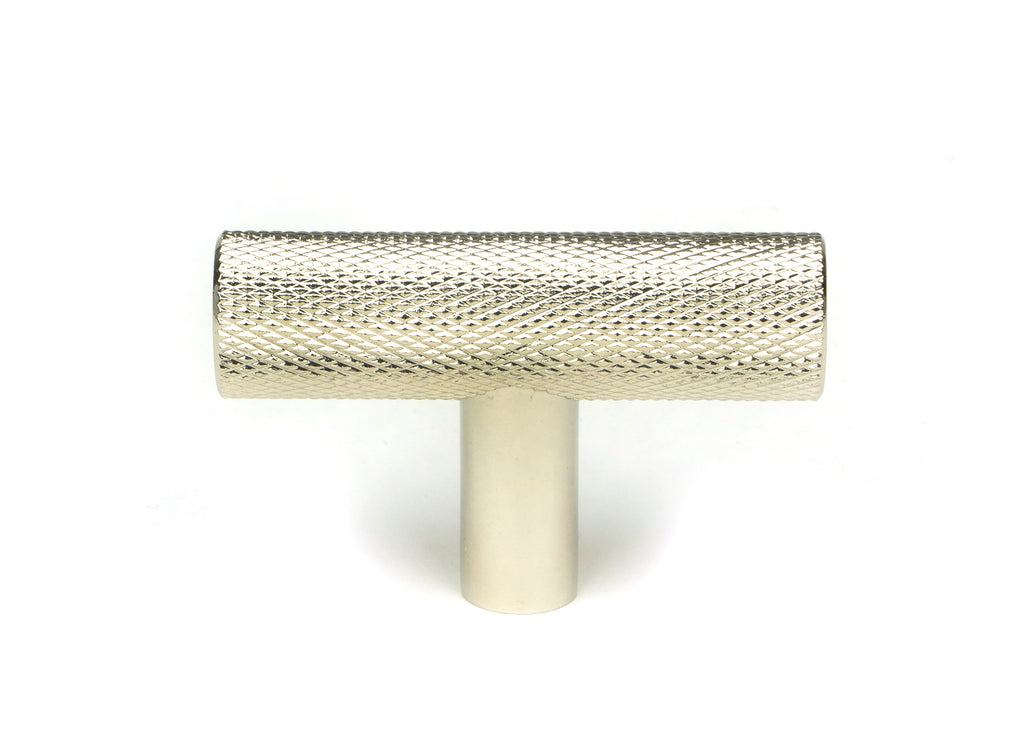 White background image of From The Anvil's Polished Nickel Brompton T-Bar | From The Anvil