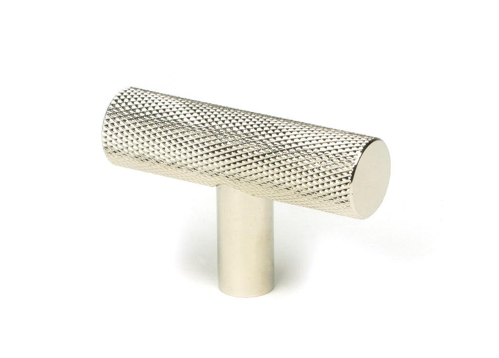 White background image of From The Anvil's Polished Nickel Brompton T-Bar | From The Anvil