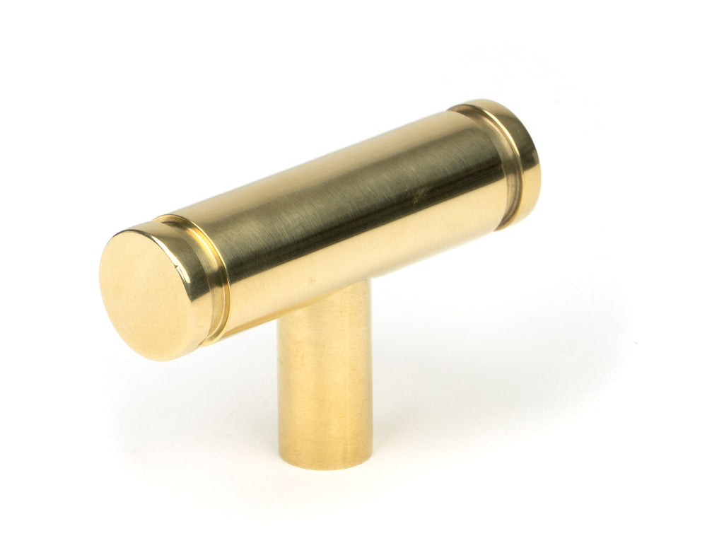 White background image of From The Anvil's Polished Brass Kelso T-Bar | From The Anvil