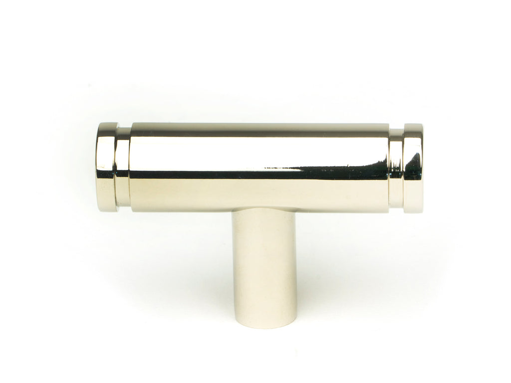 White background image of From The Anvil's Polished Nickel Kelso T-Bar | From The Anvil
