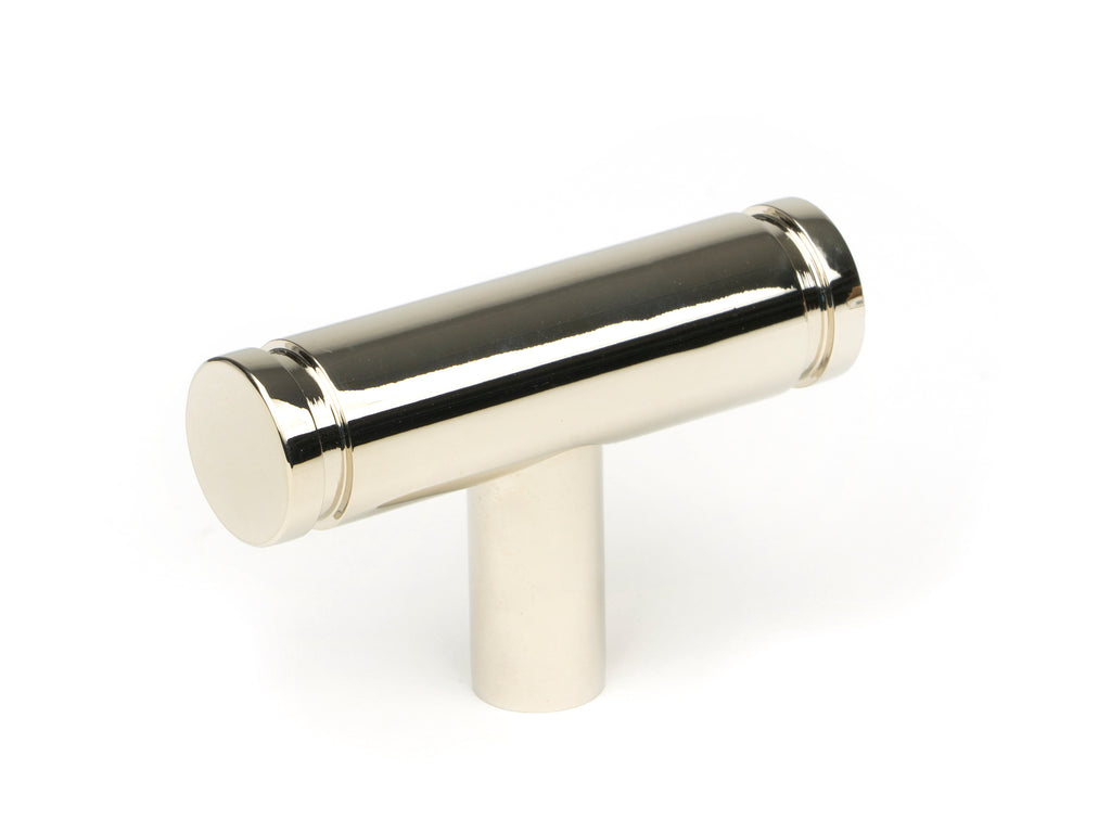 White background image of From The Anvil's Polished Nickel Kelso T-Bar | From The Anvil