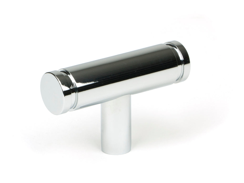 White background image of From The Anvil's Polished Chrome Kelso T-Bar | From The Anvil