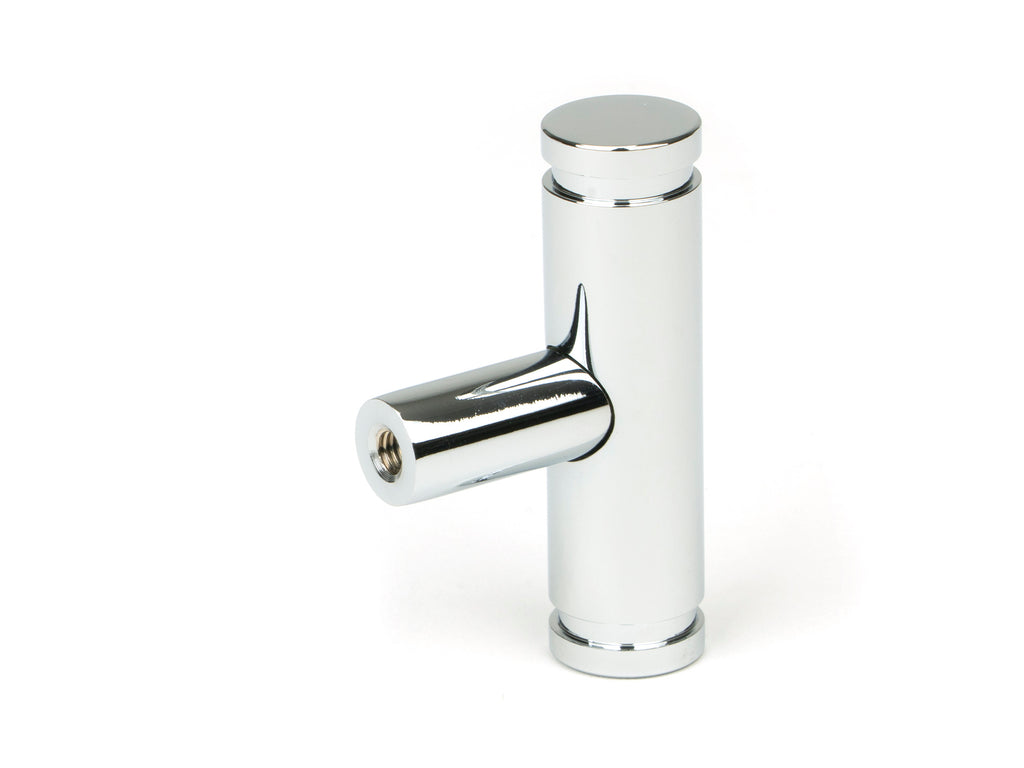 White background image of From The Anvil's Polished Chrome Kelso T-Bar | From The Anvil