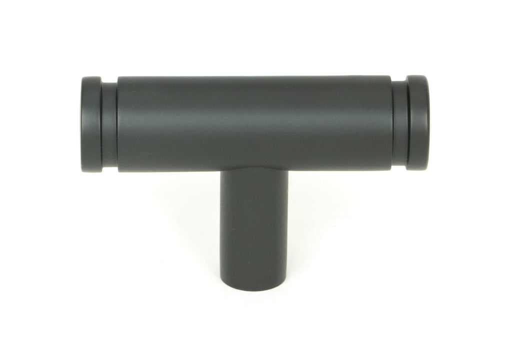 White background image of From The Anvil's Matt Black Kelso T-Bar | From The Anvil