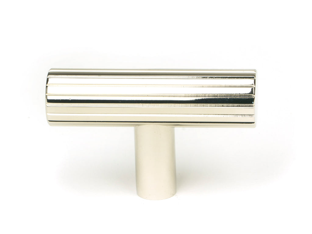White background image of From The Anvil's Polished Nickel Judd T-Bar | From The Anvil
