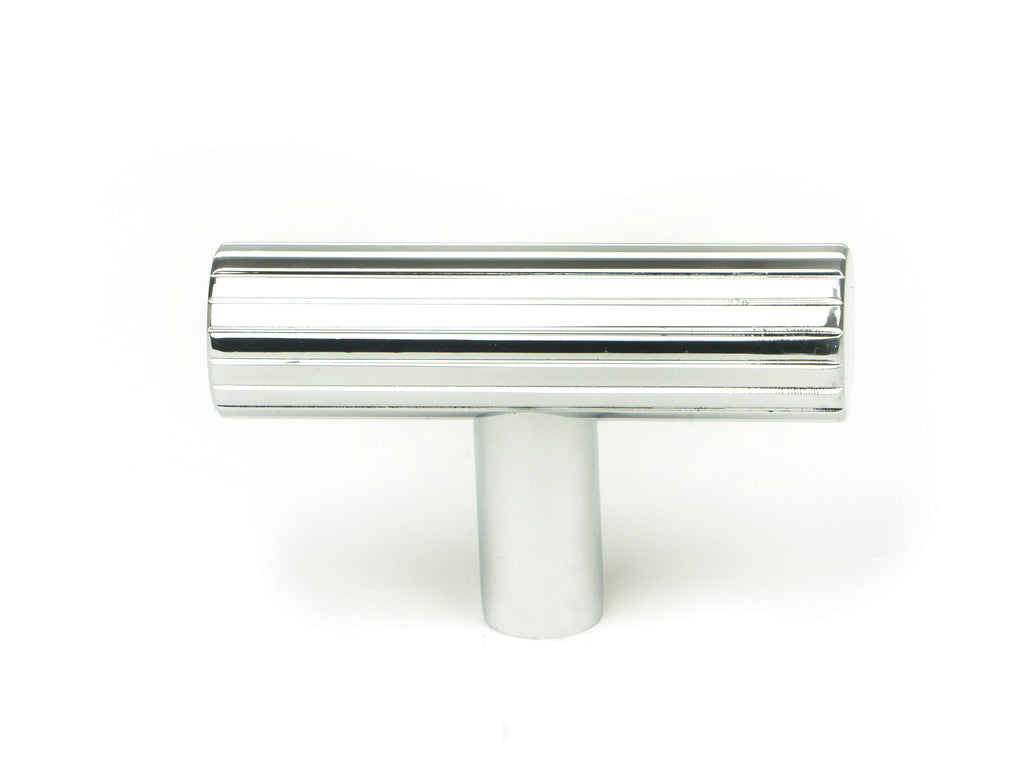 White background image of From The Anvil's Polished Chrome Judd T-Bar | From The Anvil