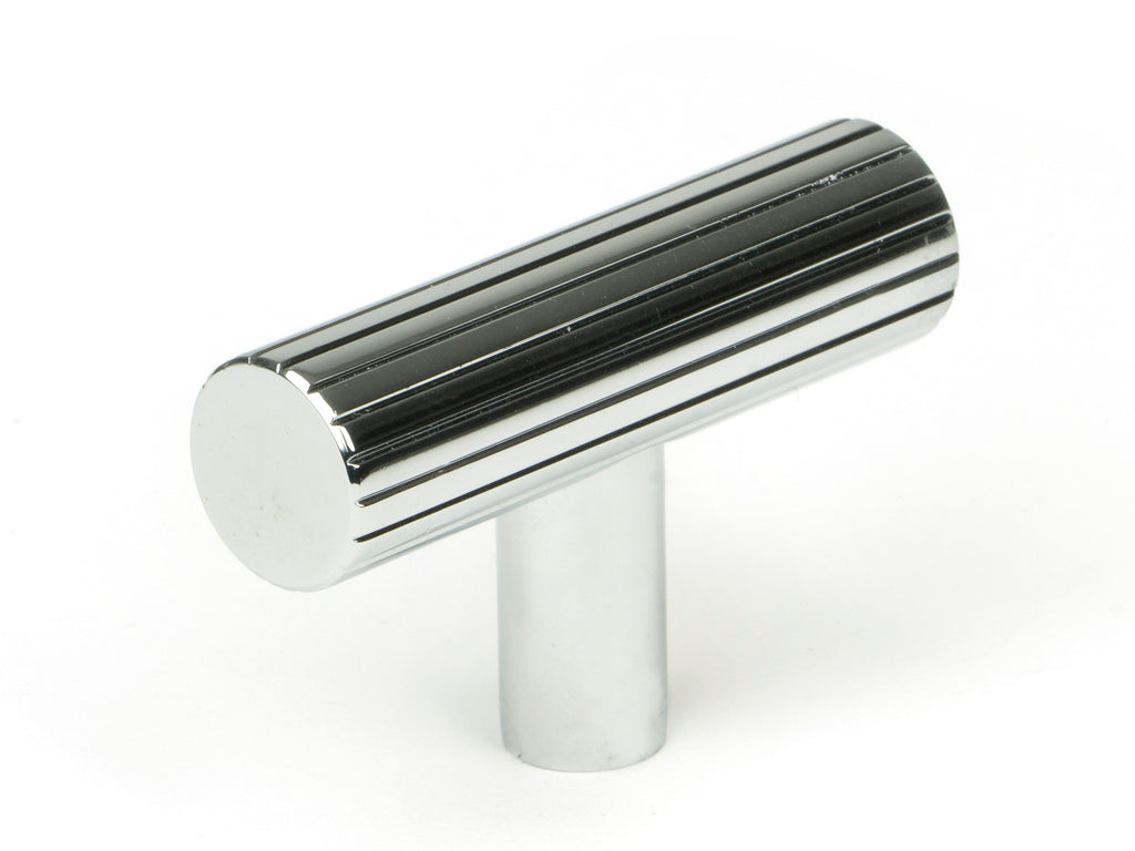 White background image of From The Anvil's Polished Chrome Judd T-Bar | From The Anvil