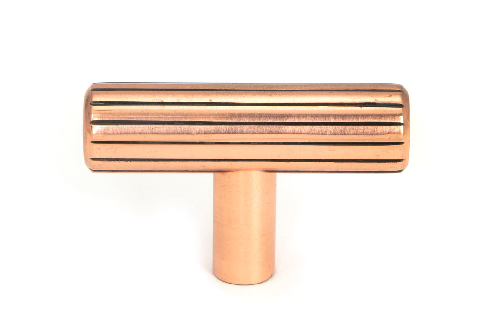 White background image of From The Anvil's Polished Bronze Judd T-Bar | From The Anvil
