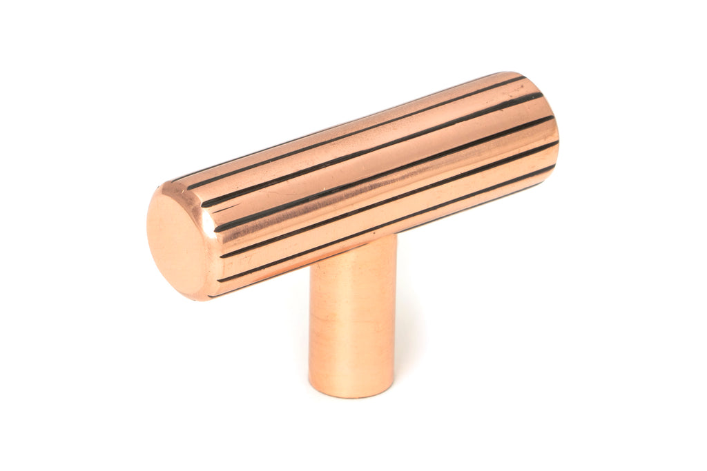 White background image of From The Anvil's Polished Bronze Judd T-Bar | From The Anvil