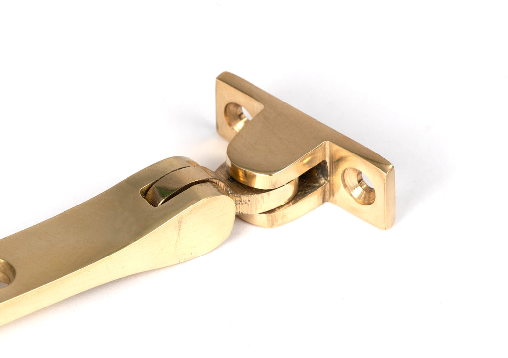 White background image of From The Anvil's Polished Brass Brompton Stay | From The Anvil