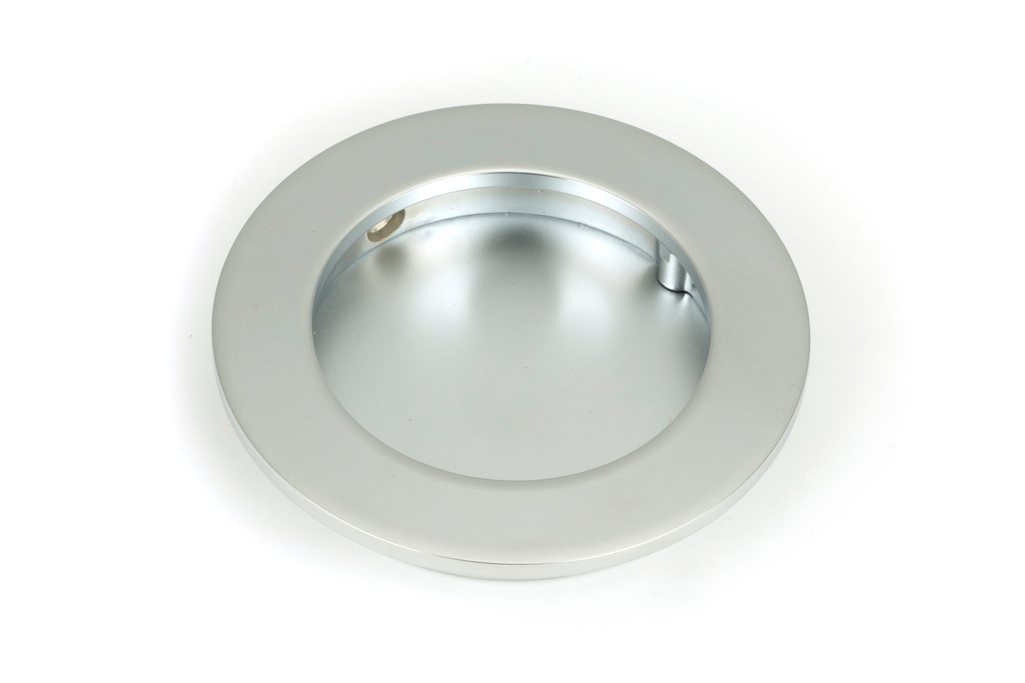 From The Anvil's Satin Chrome Plain Round Pull