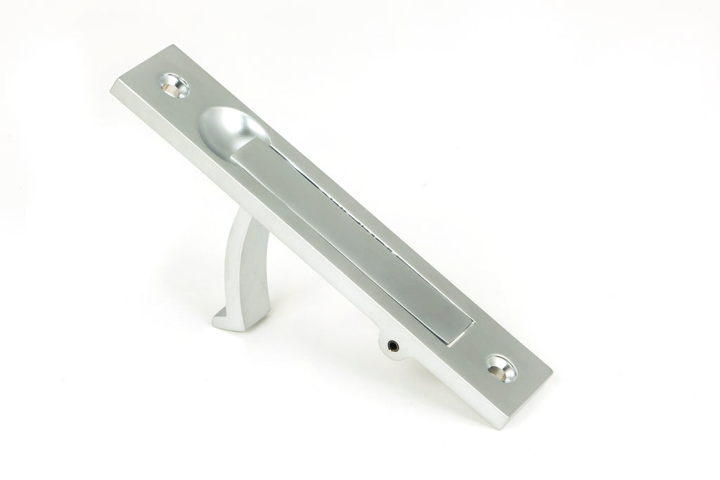 White background image of From The Anvil's Satin Chrome Edge Pull | From The Anvil