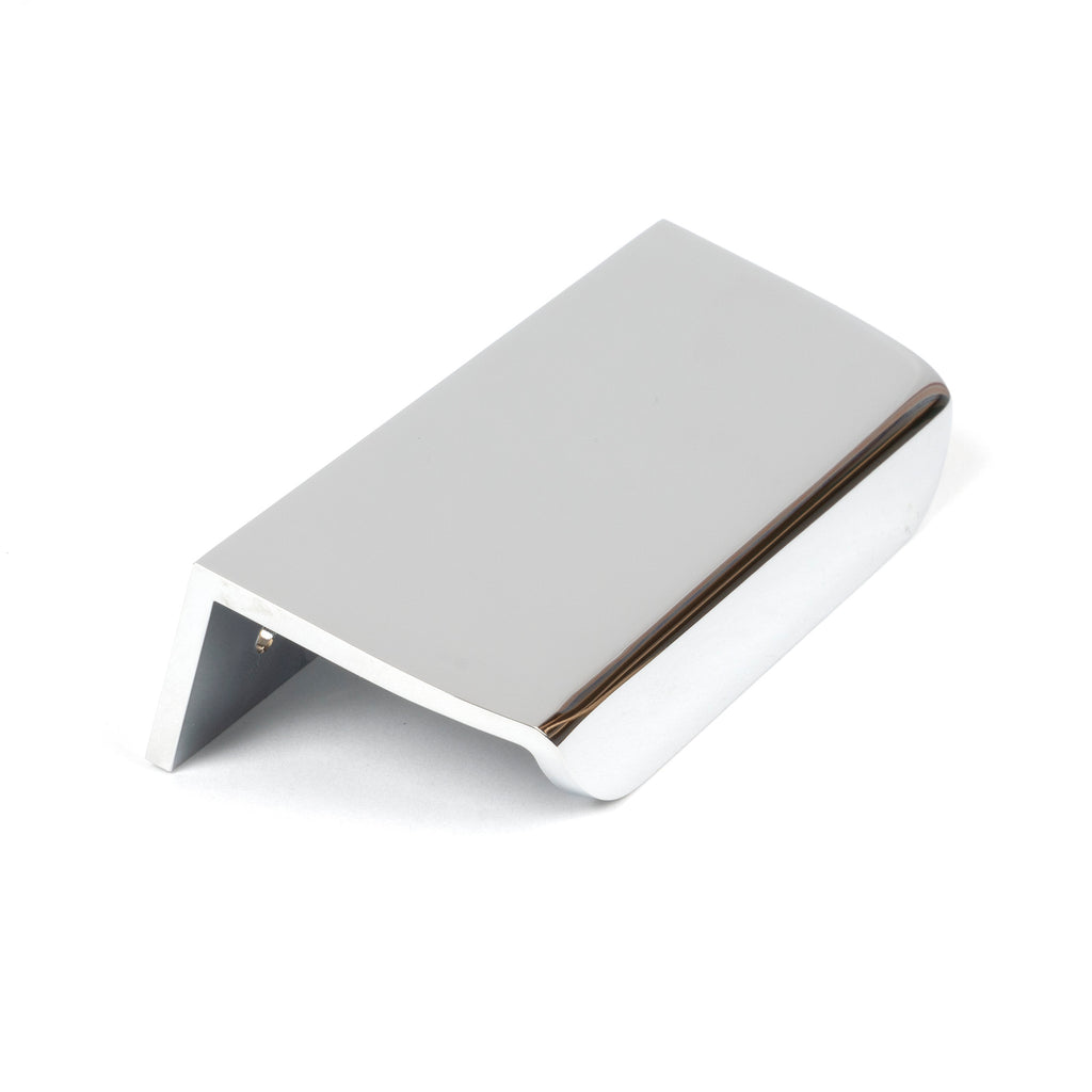 White background image of From The Anvil's Polished Chrome Moore Edge Pull | From The Anvil