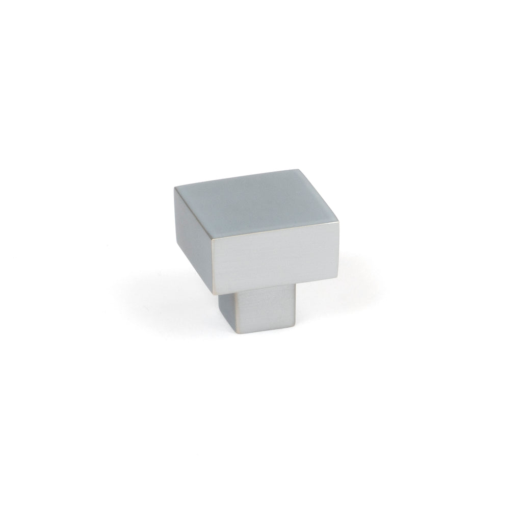 White background image of From The Anvil's Satin Chrome Albers Cabinet Knob | From The Anvil
