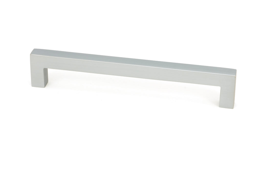 White background image of From The Anvil's Satin Chrome Albers Pull Handle | From The Anvil