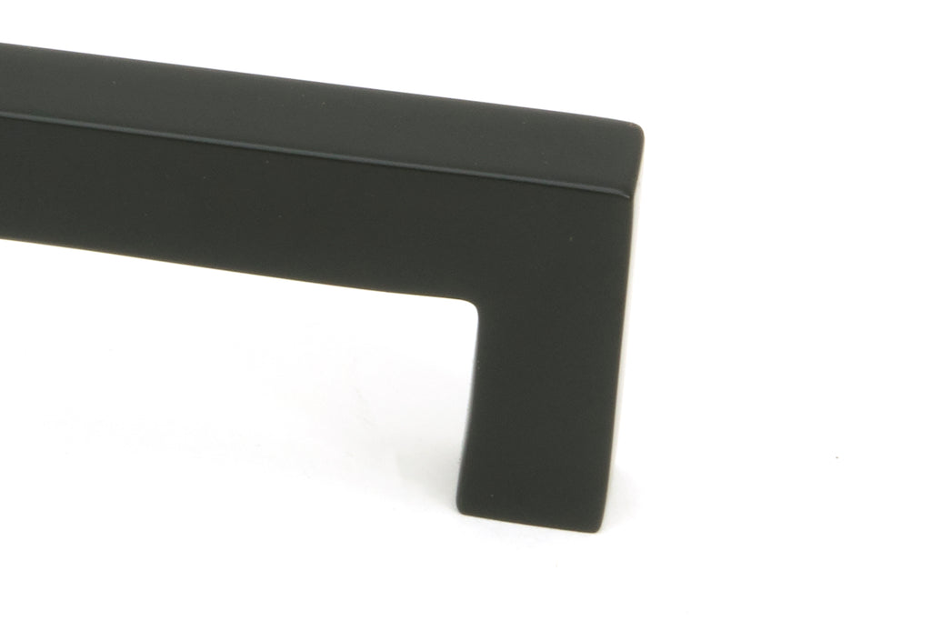 White background image of From The Anvil's Matt Black Albers Pull Handle | From The Anvil
