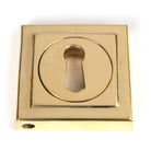 From The Anvil's Polished Brass Round Escutcheon